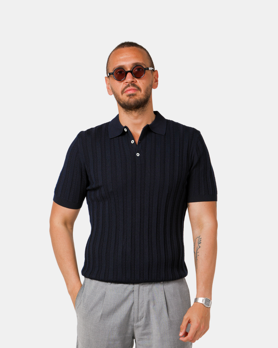Midnight Weave Polo - Ryokō