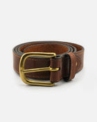 Como Italian Leather Belt | Tan | Wide | Gold