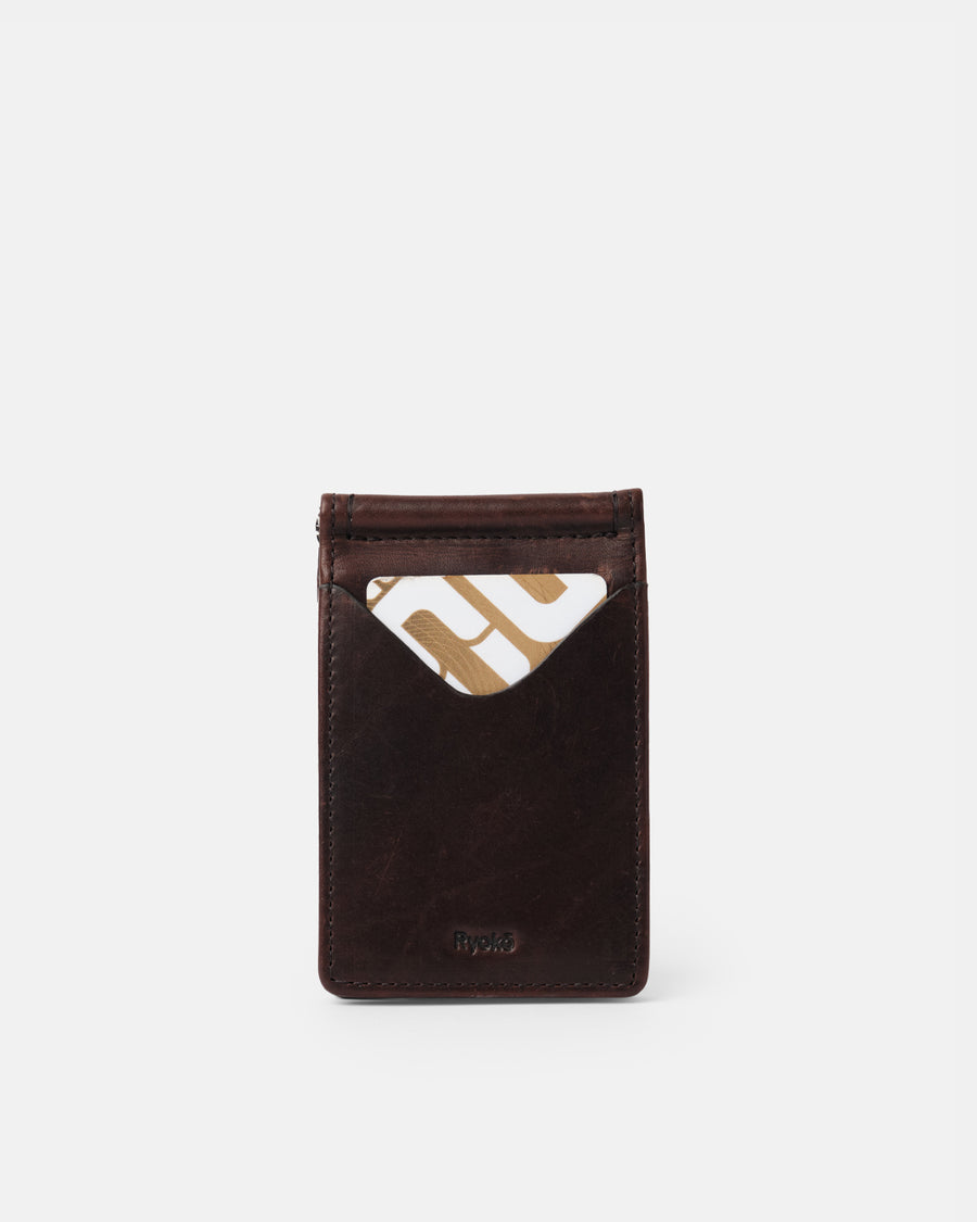 Jones Clip Wallet 2.0 | Vintage Brown - Ryokō
