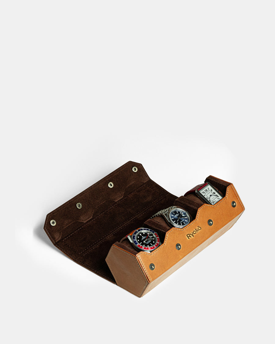 Hex Watch Case | Tan
