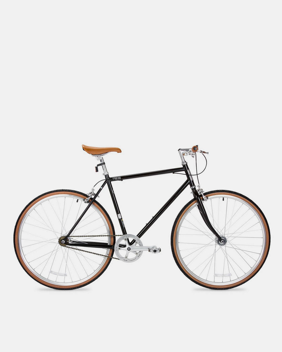 Spartan 700c Platinum Fixie Bicycle Matte Black                  ( Single Speed ) - Ryokō