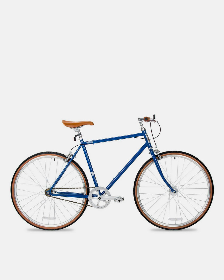 Spartan 700c Platinum Fixie Bicycle Matte Navy                                   ( Single Speed ) - Ryokō